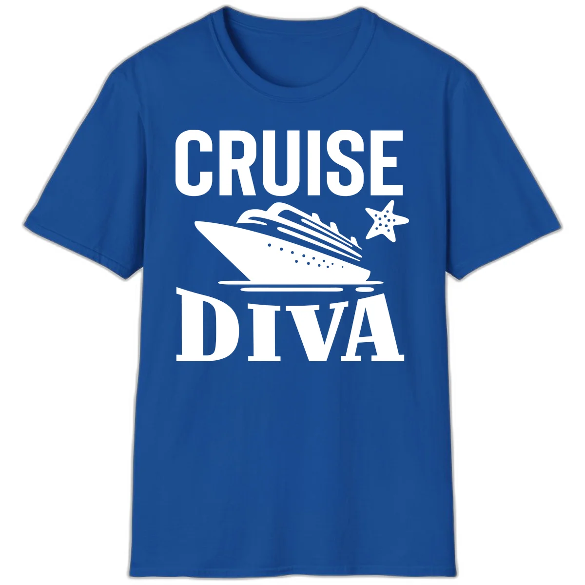 Cruise Diva T-Shirt in Royal