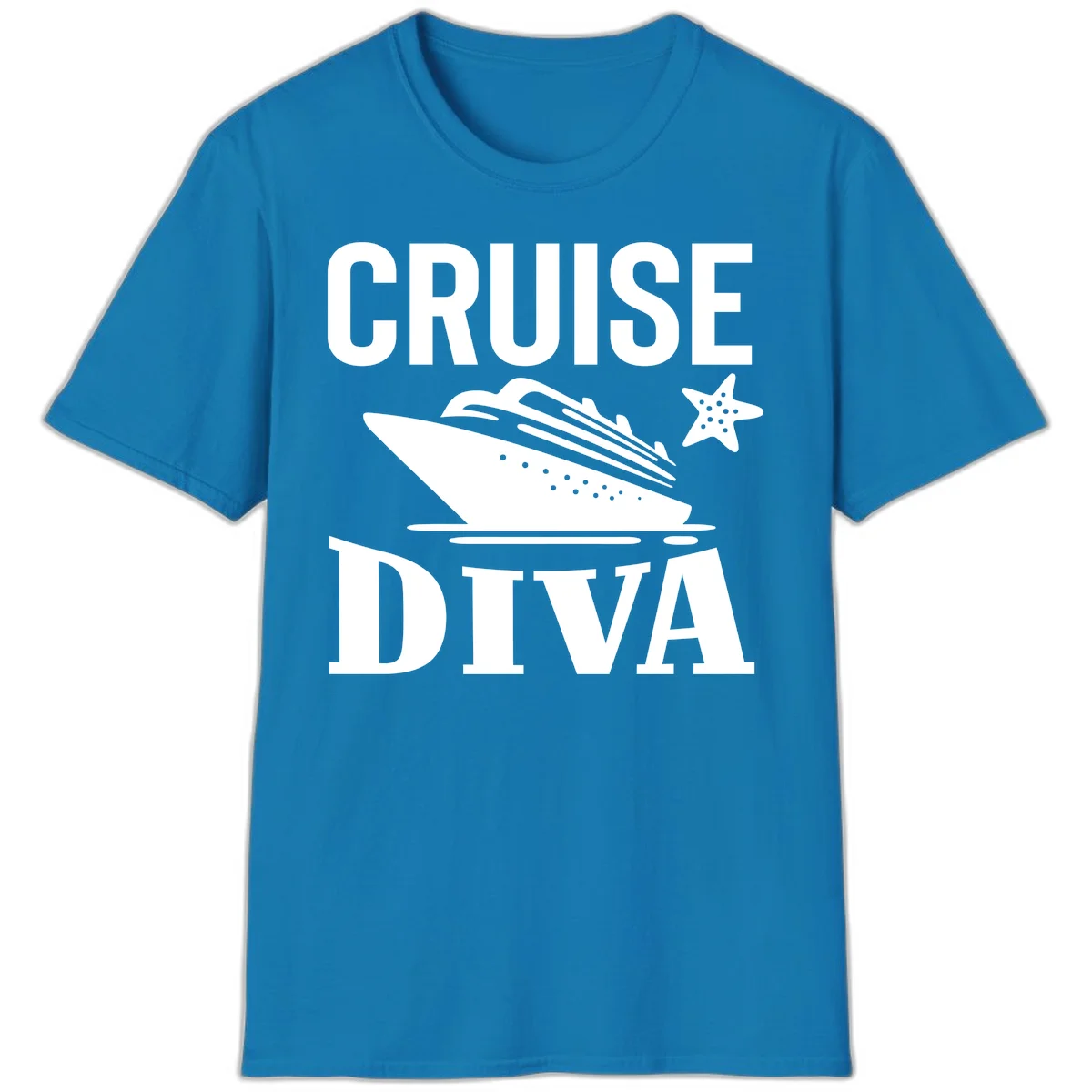 Cruise Diva T-Shirt in Sapphire