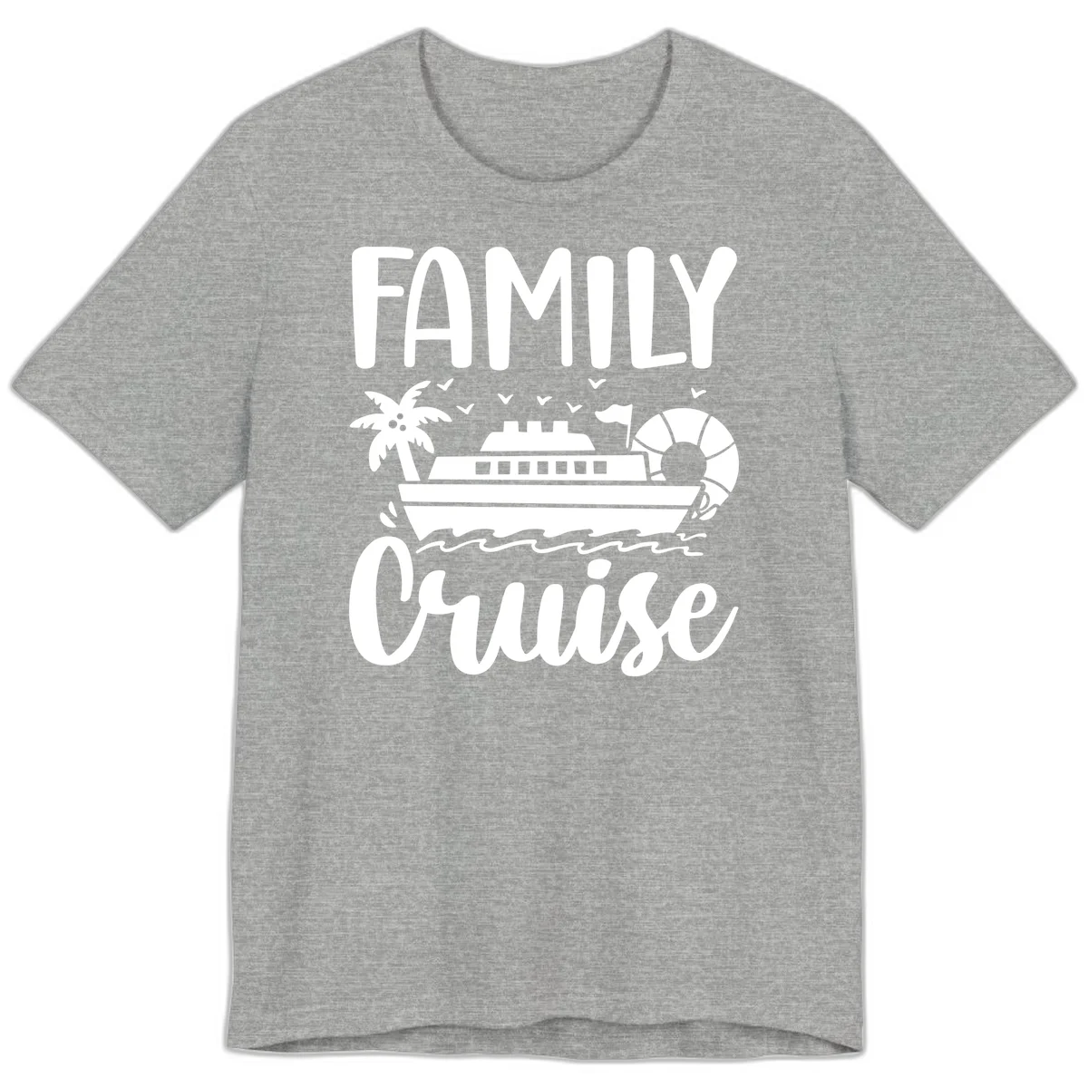 Family Cruise Vacation Premium T-Shirt in Athletic Heather