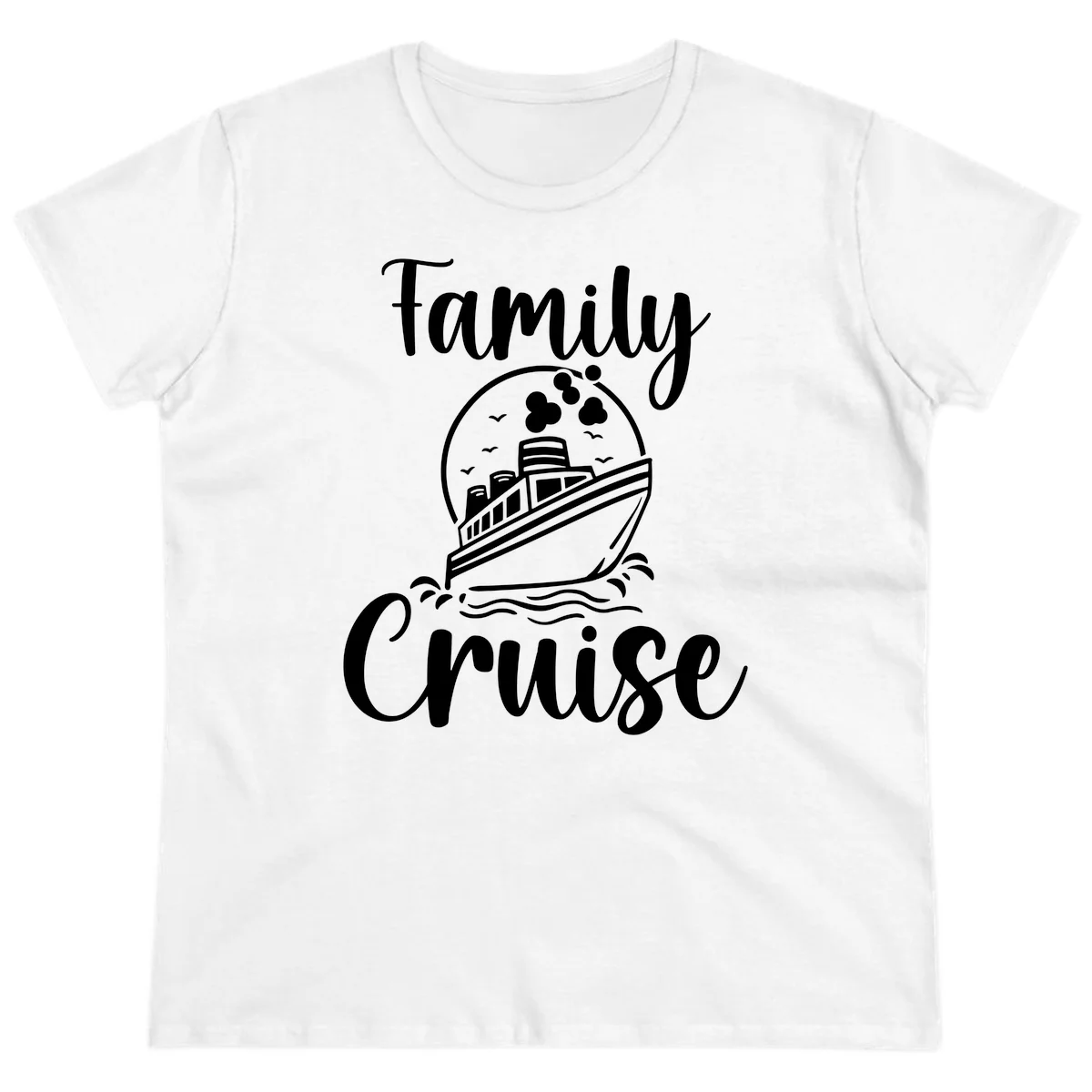 Family Cruise Adventure Ship Women's T-Shirt in White