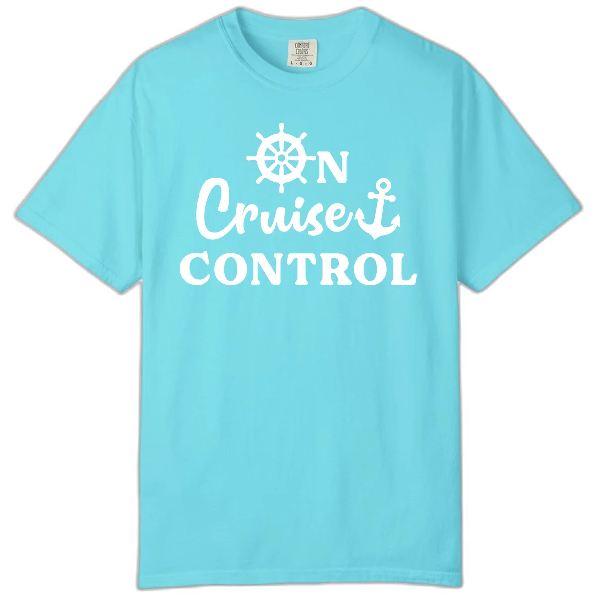 On Cruiset Control Comfort Color in Lagoon Blue