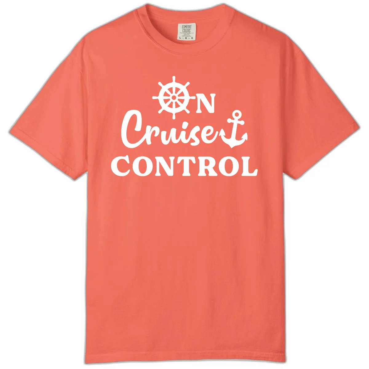 On Cruiset Control Comfort Color in Bright Salmon