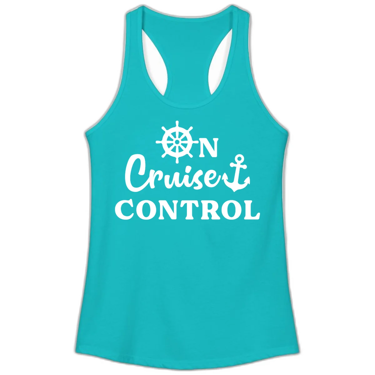 On Cruiset Control Ladies Tank in Tahiti Blue