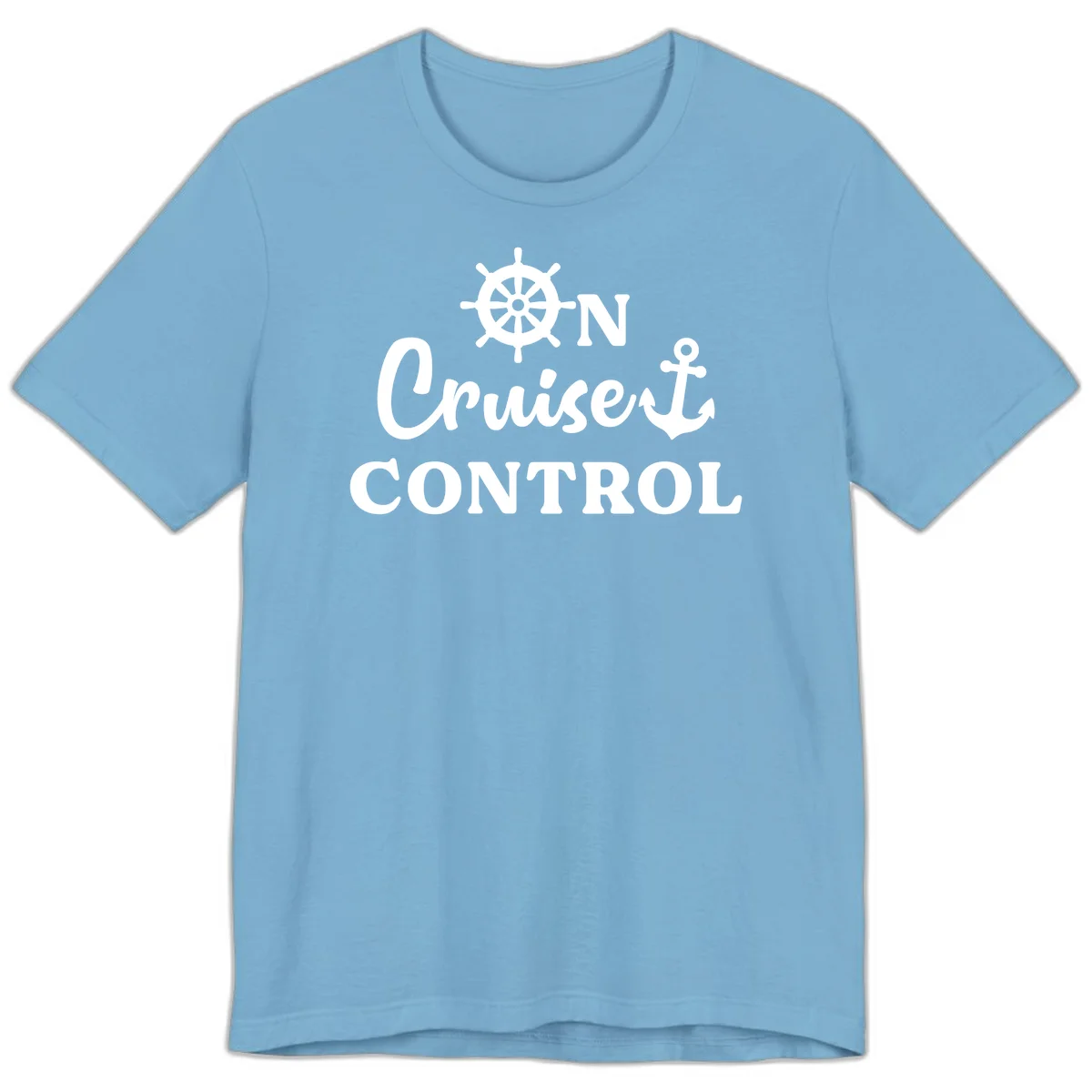 On Cruiset Control Premium T-Shirt in Ocean Blue