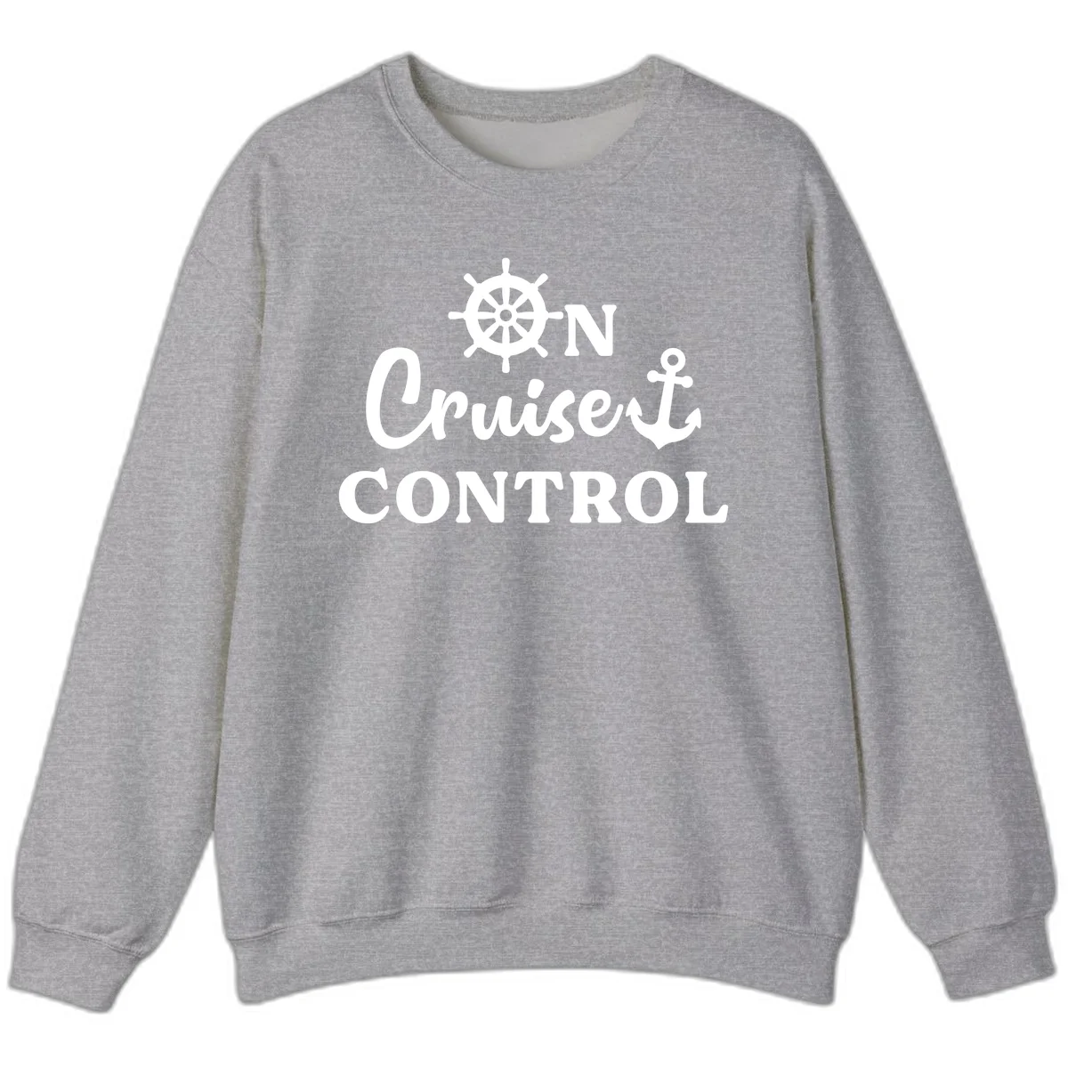 On Cruiset Control Sweatshirt in Sport Grey