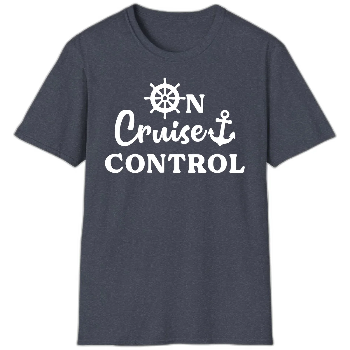 On Cruiset Control T-Shirt in Heather Navy