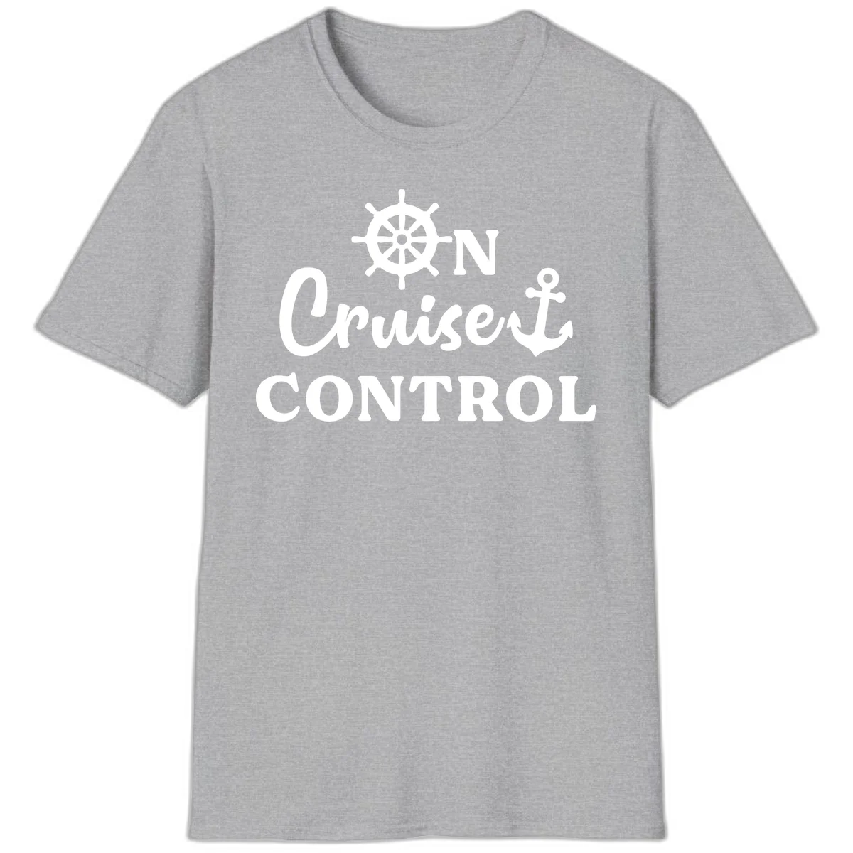 On Cruiset Control T-Shirt in Sport Grey