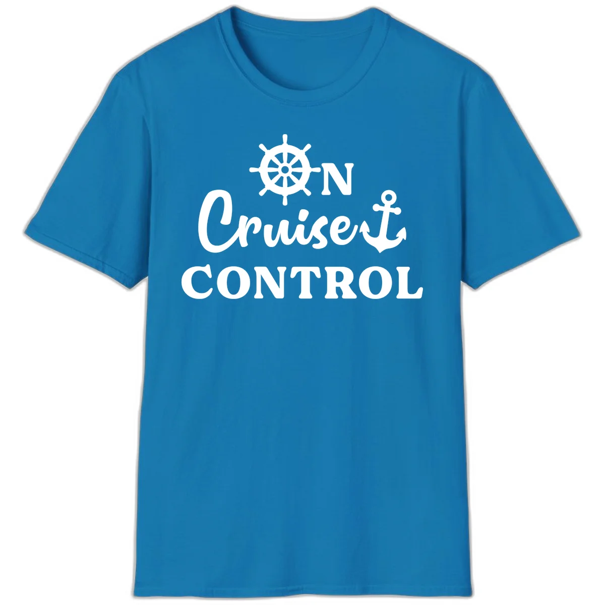 On Cruiset Control T-Shirt in Sapphire