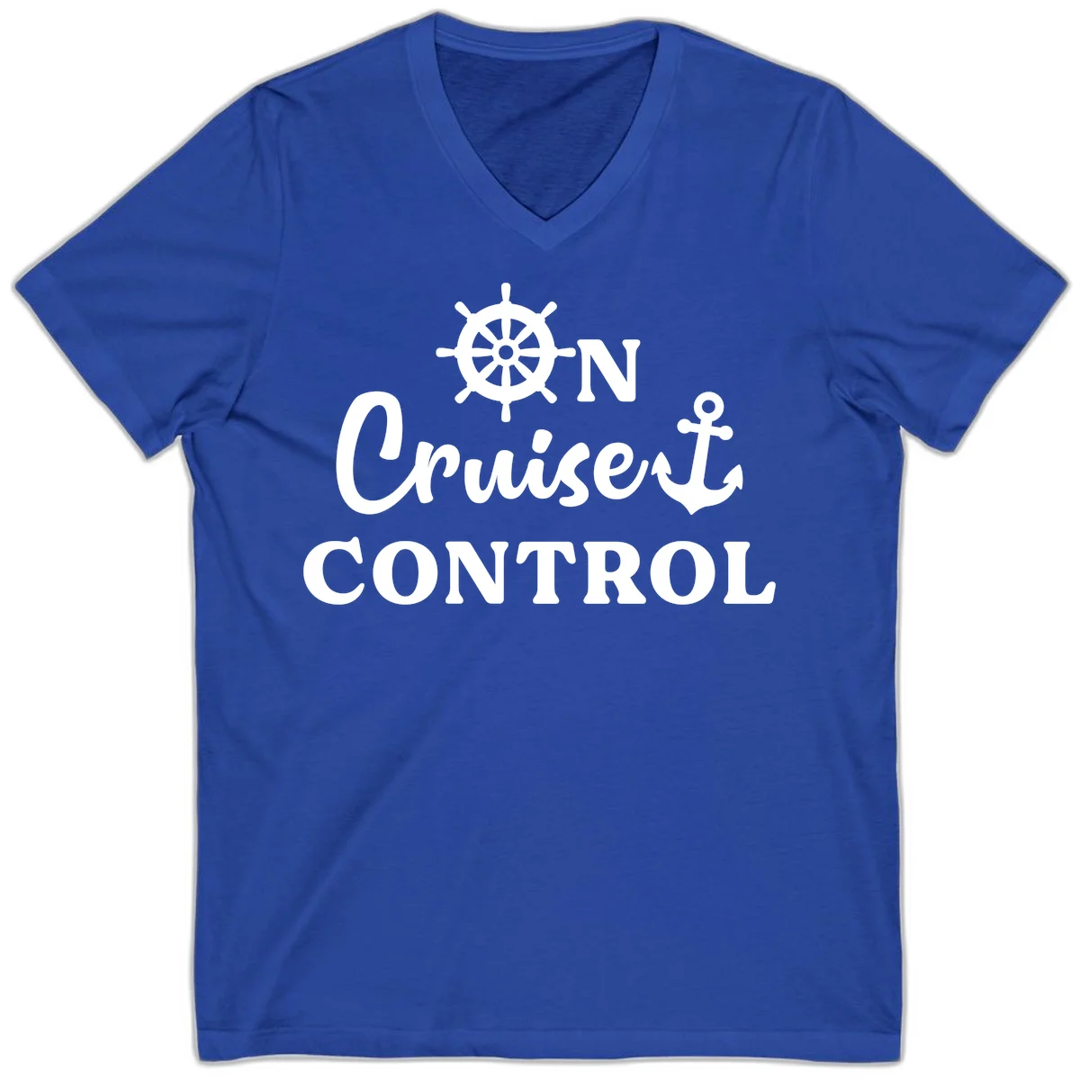 On Cruiset Control V-Neck in True Royal