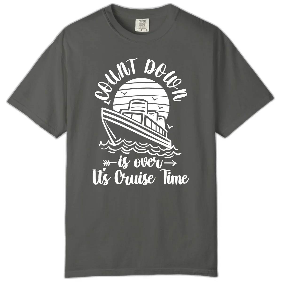 Lobster Do You Want Us Over Cruise Time Comfort Color in Pepper