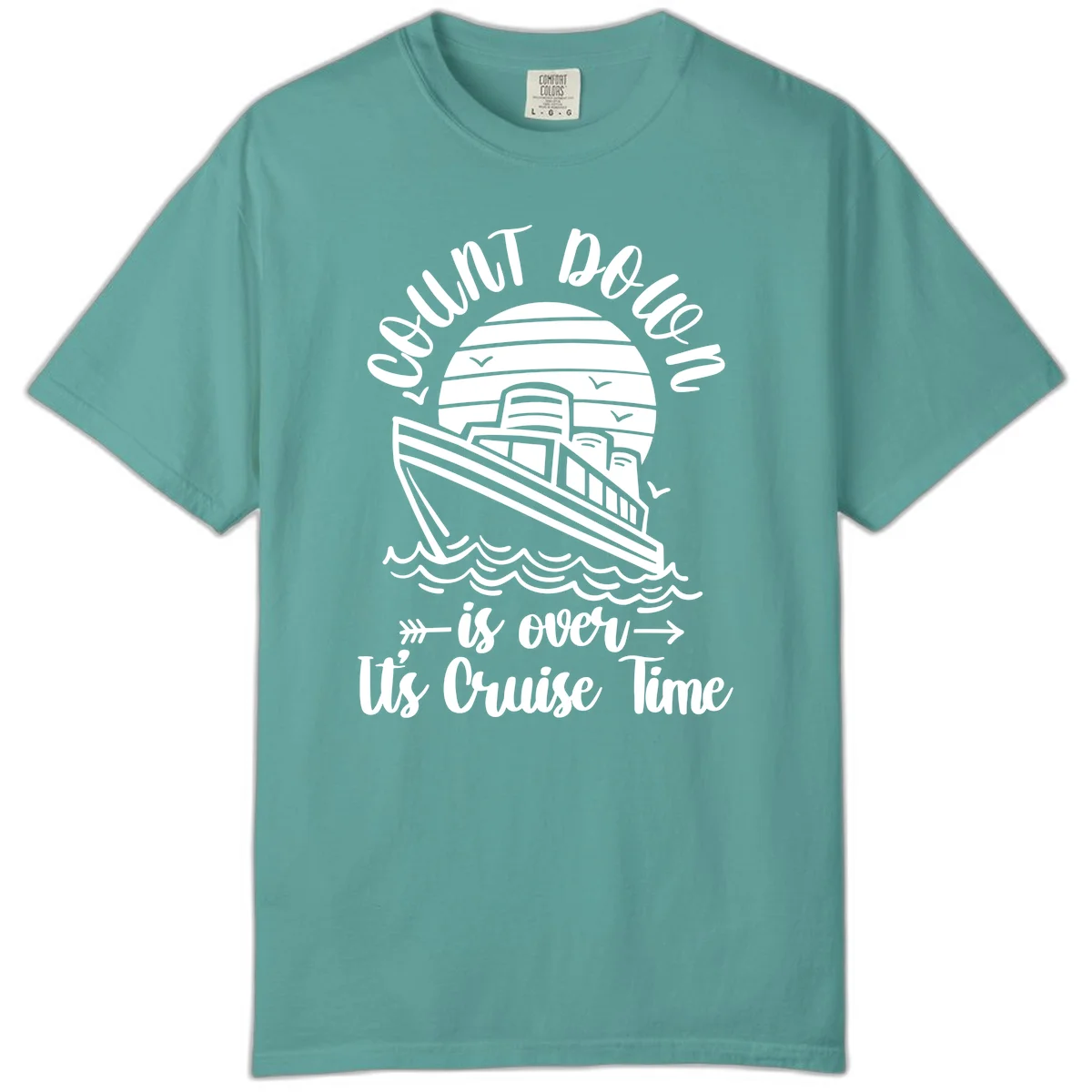 Lobster Do You Want Us Over Cruise Time Comfort Color in Seafoam
