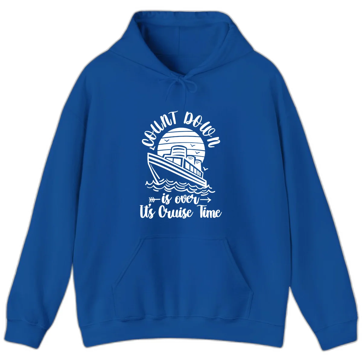 Lobster Do You Want Us Over Cruise Time Hoodie in Royal