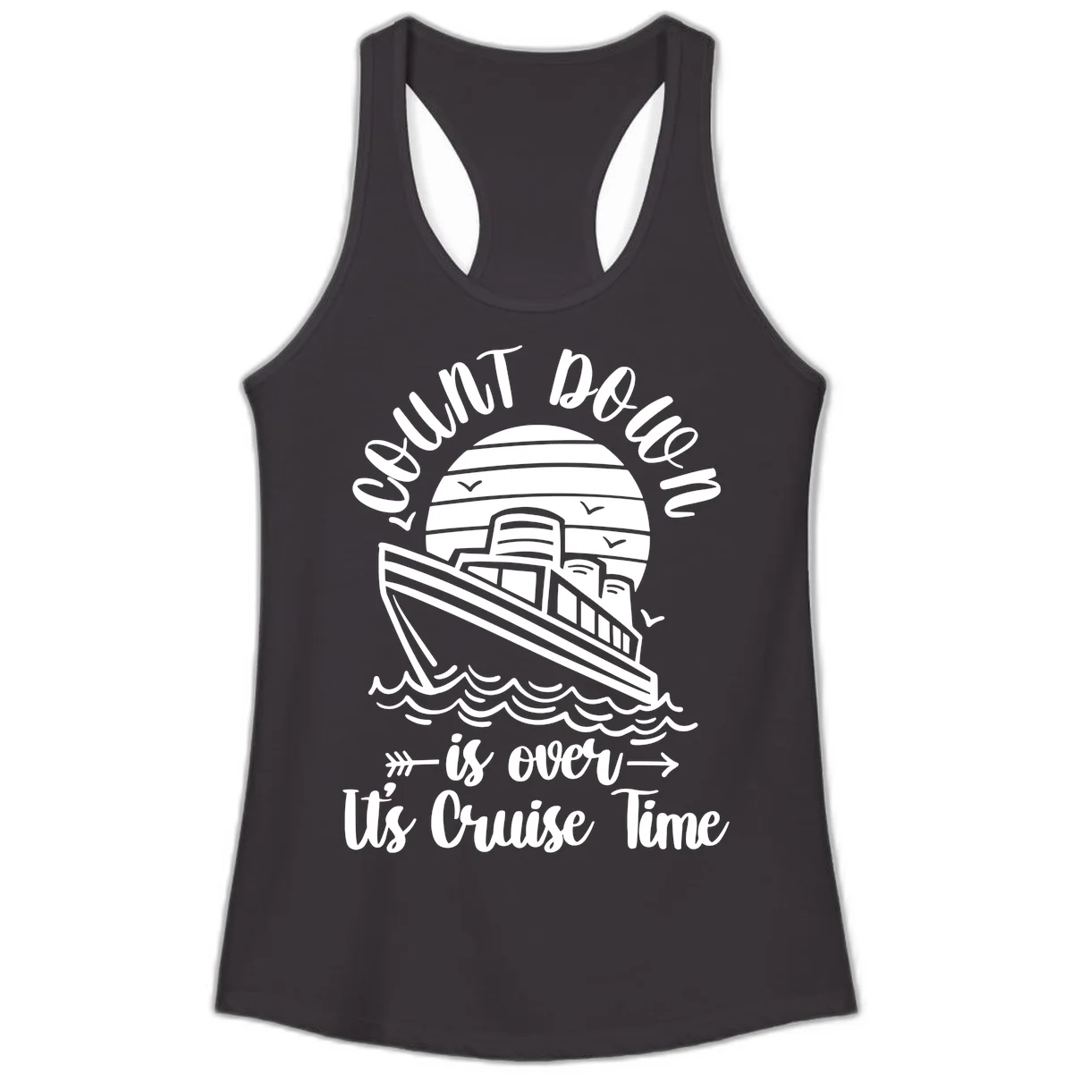 Lobster Do You Want Us Over Cruise Time Ladies Tank in Black