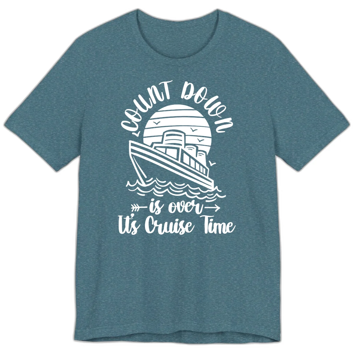 Lobster Do You Want Us Over Cruise Time Premium T-Shirt in Heather Deep Teal