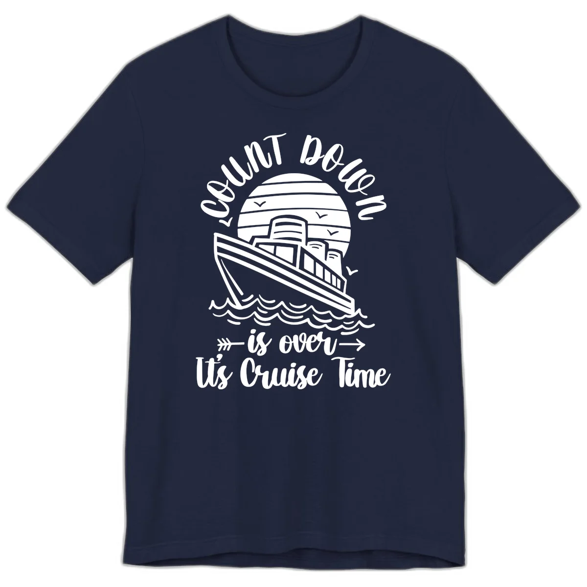 Lobster Do You Want Us Over Cruise Time Premium T-Shirt in Navy