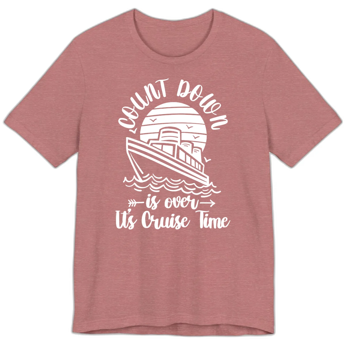 Lobster Do You Want Us Over Cruise Time Premium T-Shirt in Heather Mauve