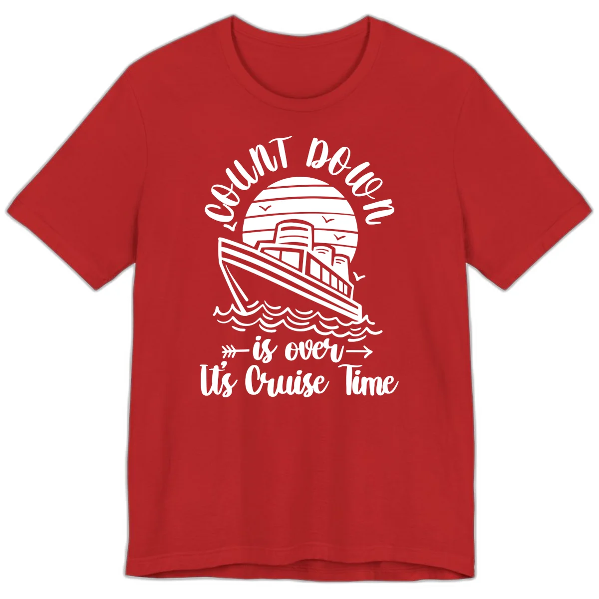 Lobster Do You Want Us Over Cruise Time Premium T-Shirt in Red
