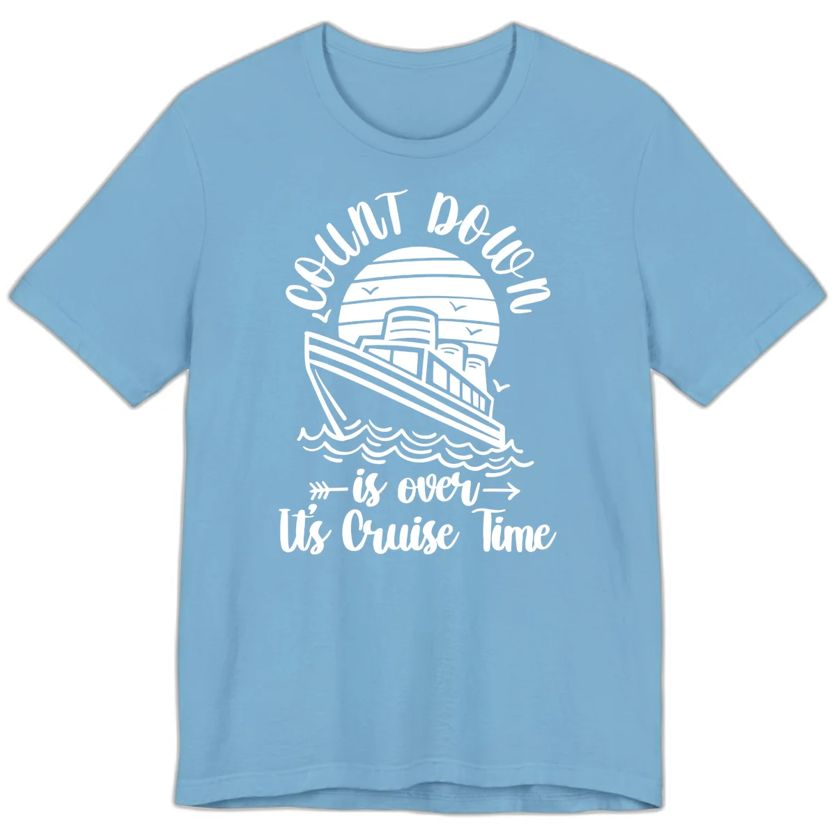 Lobster Do You Want Us Over Cruise Time Premium T-Shirt in Ocean Blue