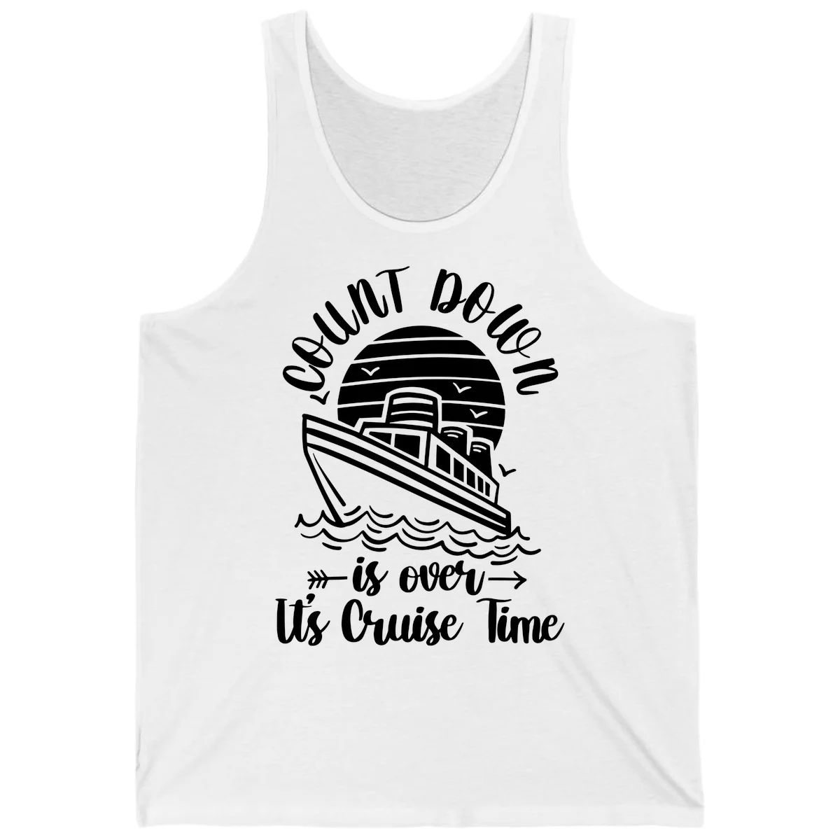 Lobster Do You Want Us Over Cruise Time Tank in White