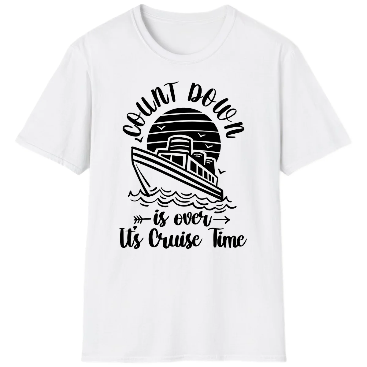 Lobster Do You Want Us Over Cruise Time T-Shirt in White