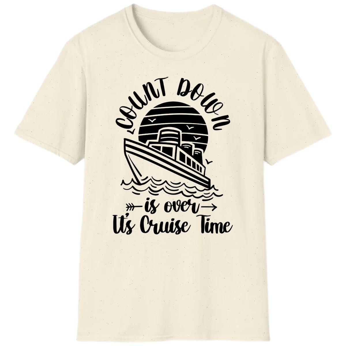 Lobster Do You Want Us Over Cruise Time T-Shirt in Natural
