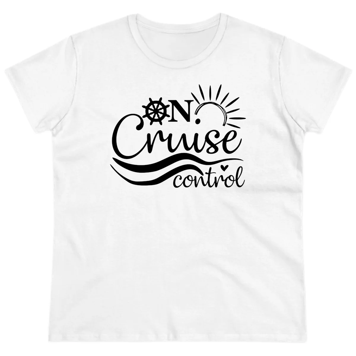 On Cruise Control Ladies Nautical Cruise Tee in White