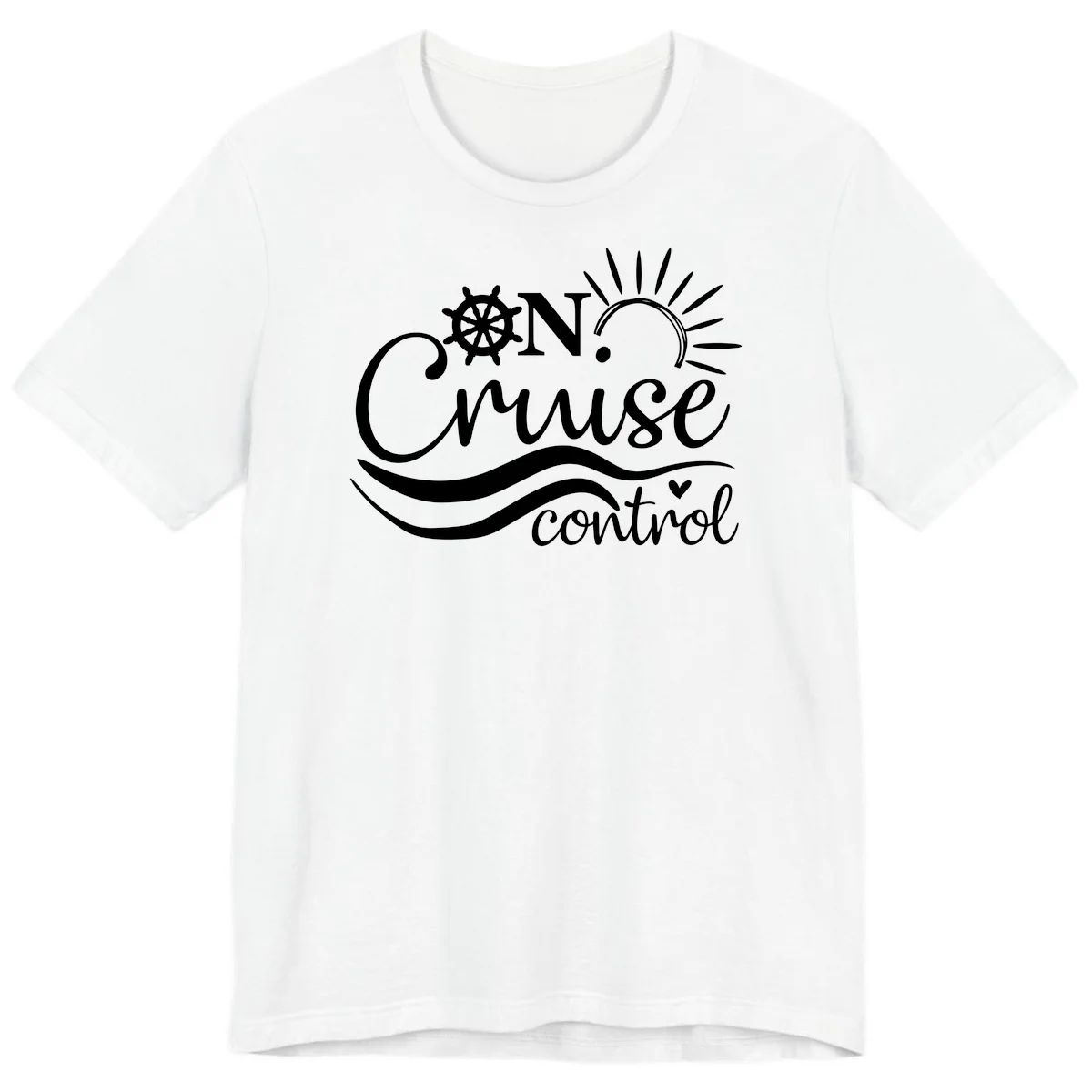 On Cruise Control Nautical Premium T-Shirt in White