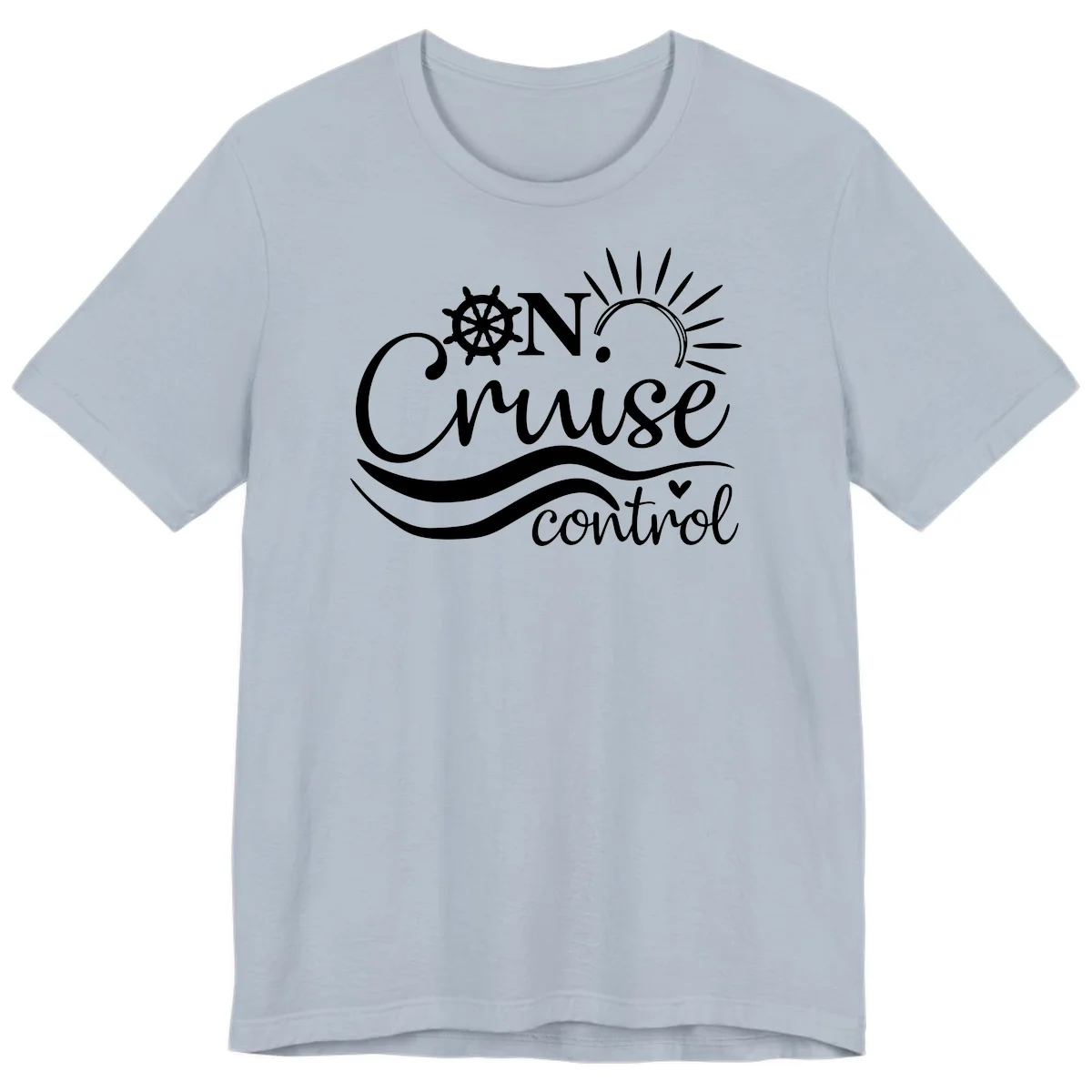 On Cruise Control Nautical Premium T-Shirt in Light Blue