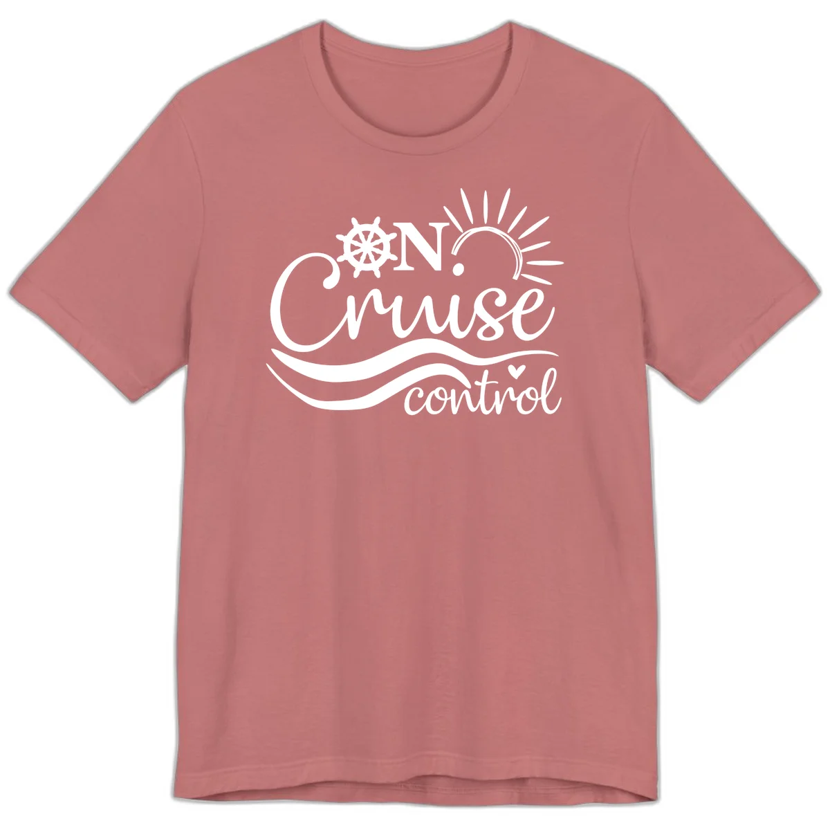 On Cruise Control Nautical Premium T-Shirt in Mauve