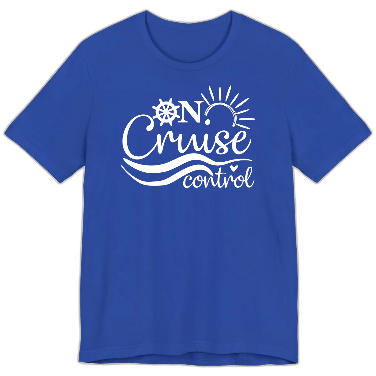On Cruise Control Nautical Premium T-Shirt in True Royal