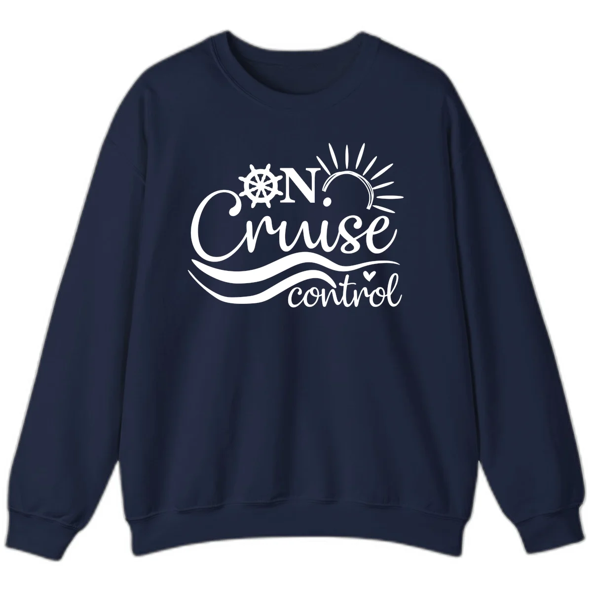 On Cruise Control Crewneck Sweatshirt in Navy