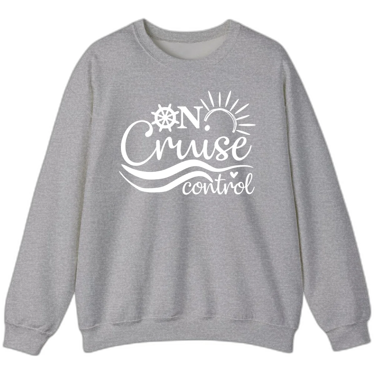 On Cruise Control Crewneck Sweatshirt in Sport Grey