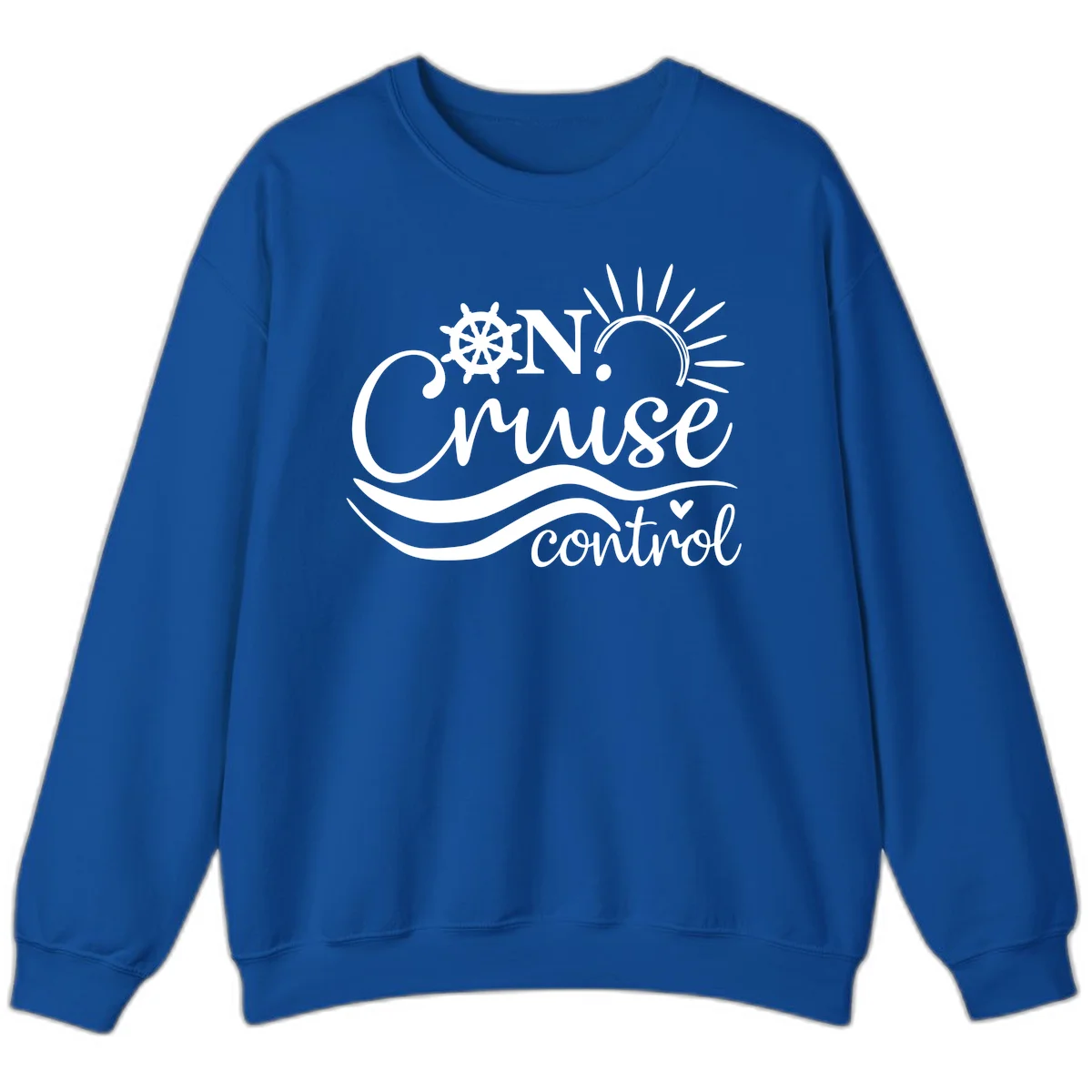 On Cruise Control Crewneck Sweatshirt in Royal
