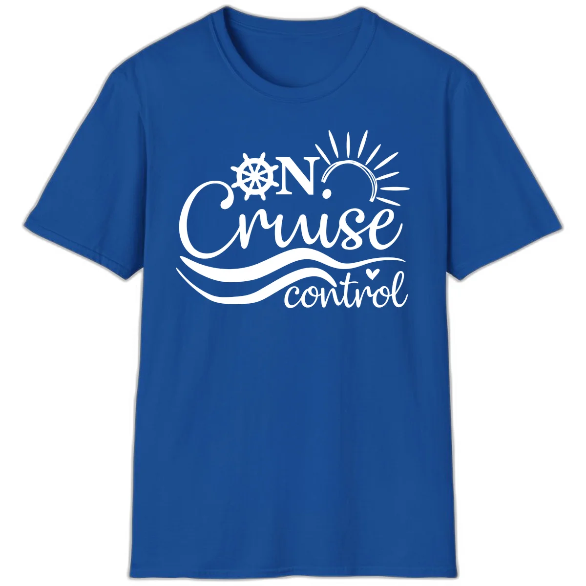 On Cruise Control Nautical Vacation T-Shirt in Royal