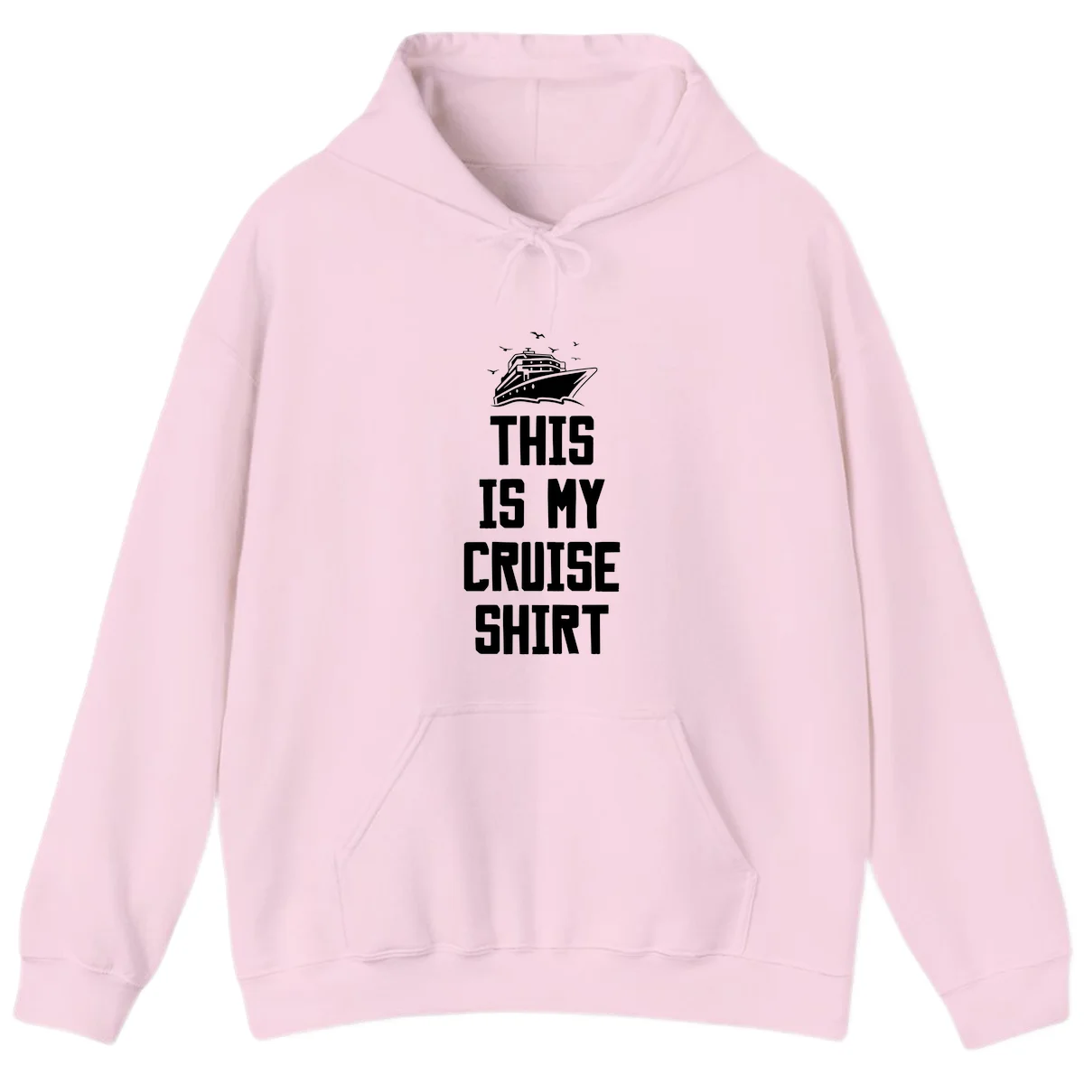 This Is My Cruise Shirt Hoodie in Light Pink