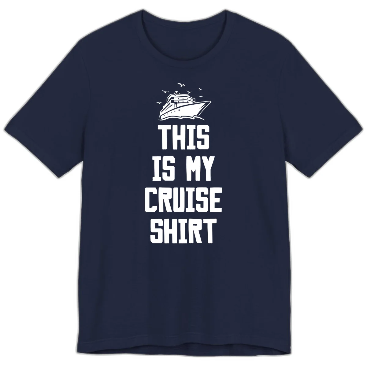 This Is My Cruise Shirt Premium T-Shirt in Navy