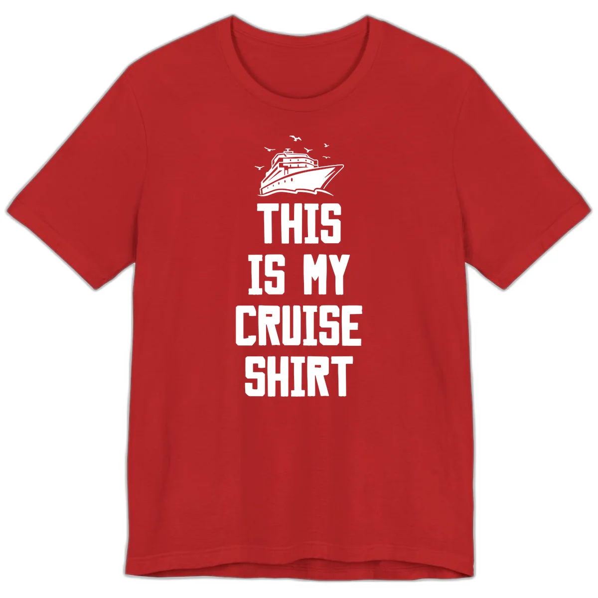 This Is My Cruise Shirt Premium T-Shirt in Red