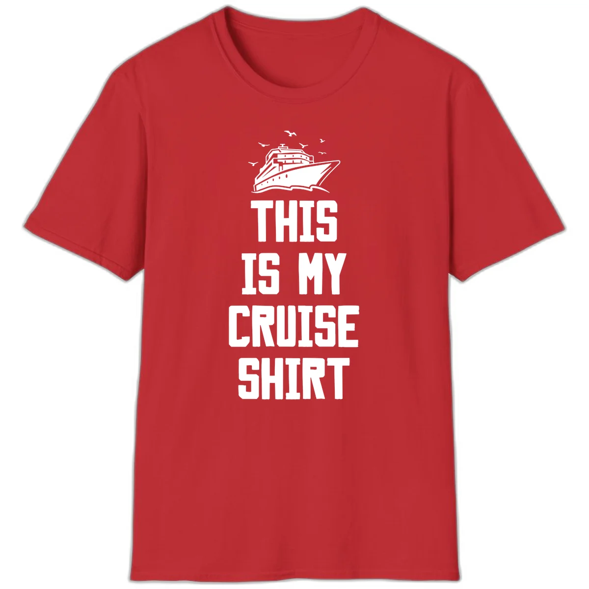 This Is My Cruise Shirt T-Shirt in Red