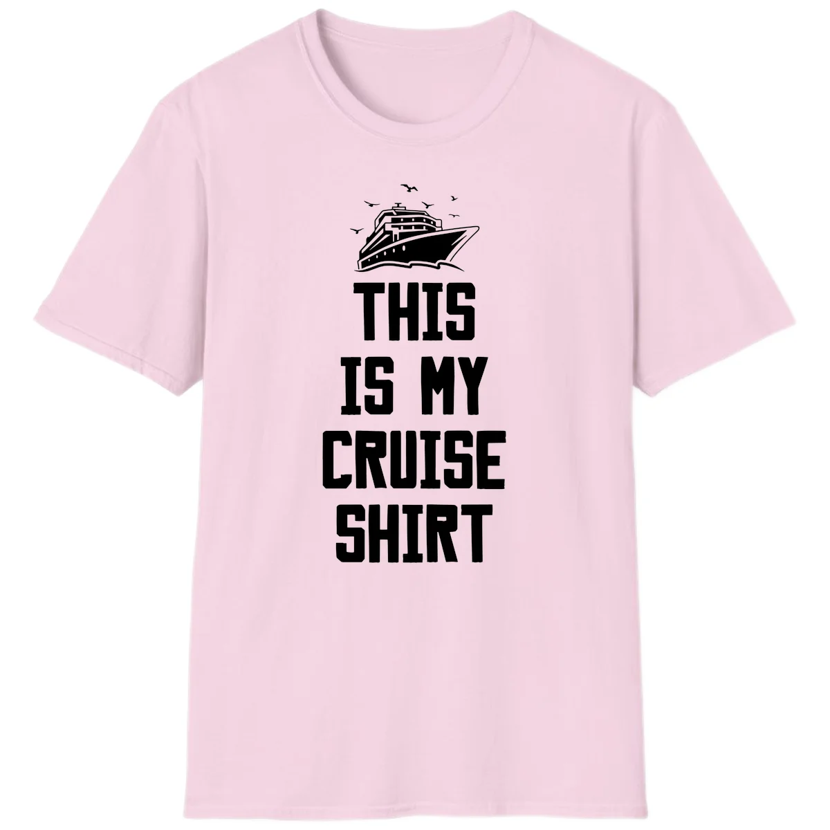 This Is My Cruise Shirt T-Shirt in Light Pink