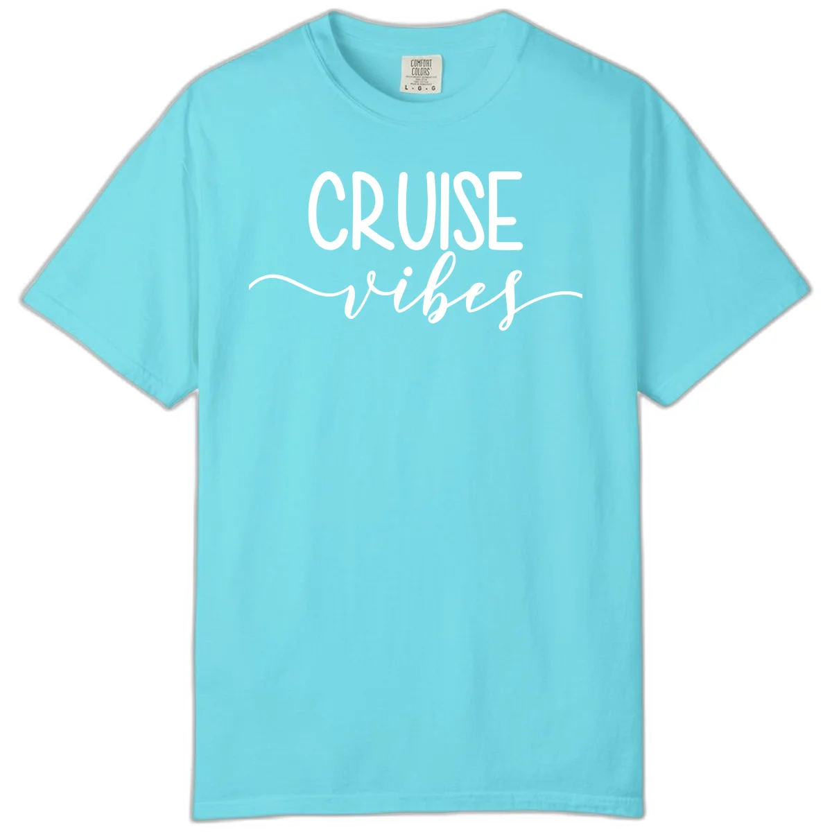 Cruise Vibes Comfort Color in Lagoon Blue