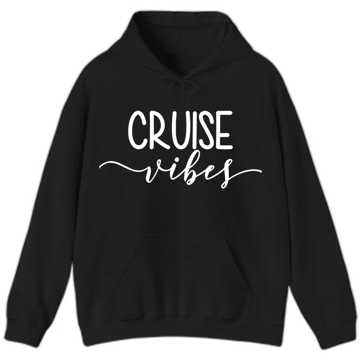 Cruise Vibes Hoodie in Black
