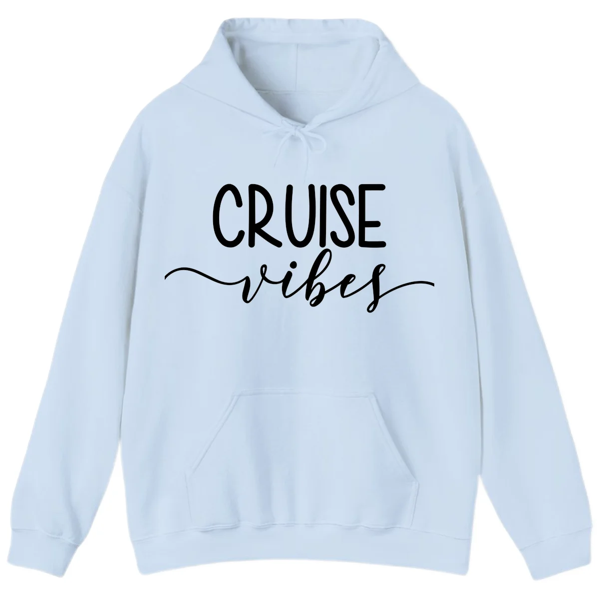 Cruise Vibes Hoodie in Light Blue