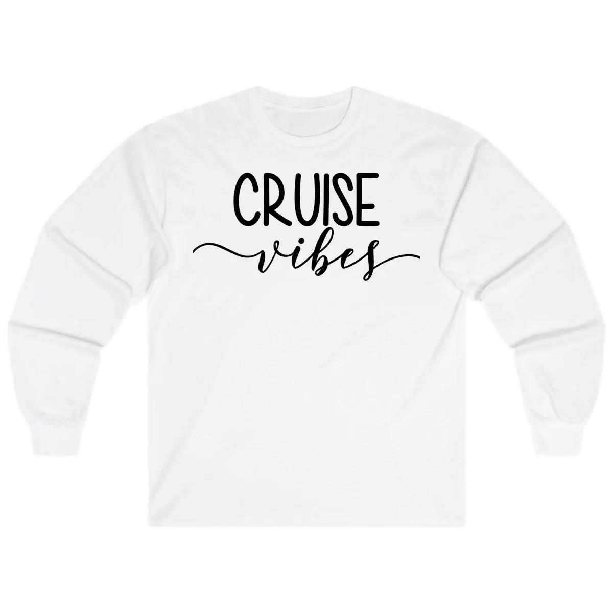 Cruise Vibes Long Sleeve in White