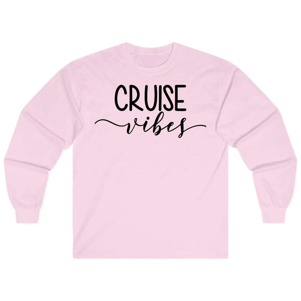 Cruise Vibes Long Sleeve in Light Pink