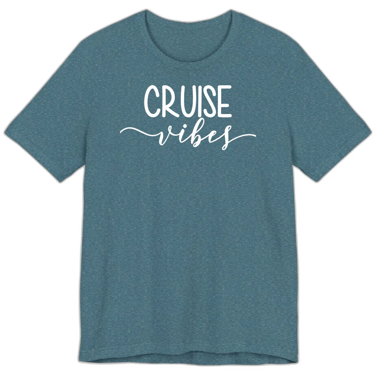 Cruise Vibes Premium T-Shirt in Heather Deep Teal