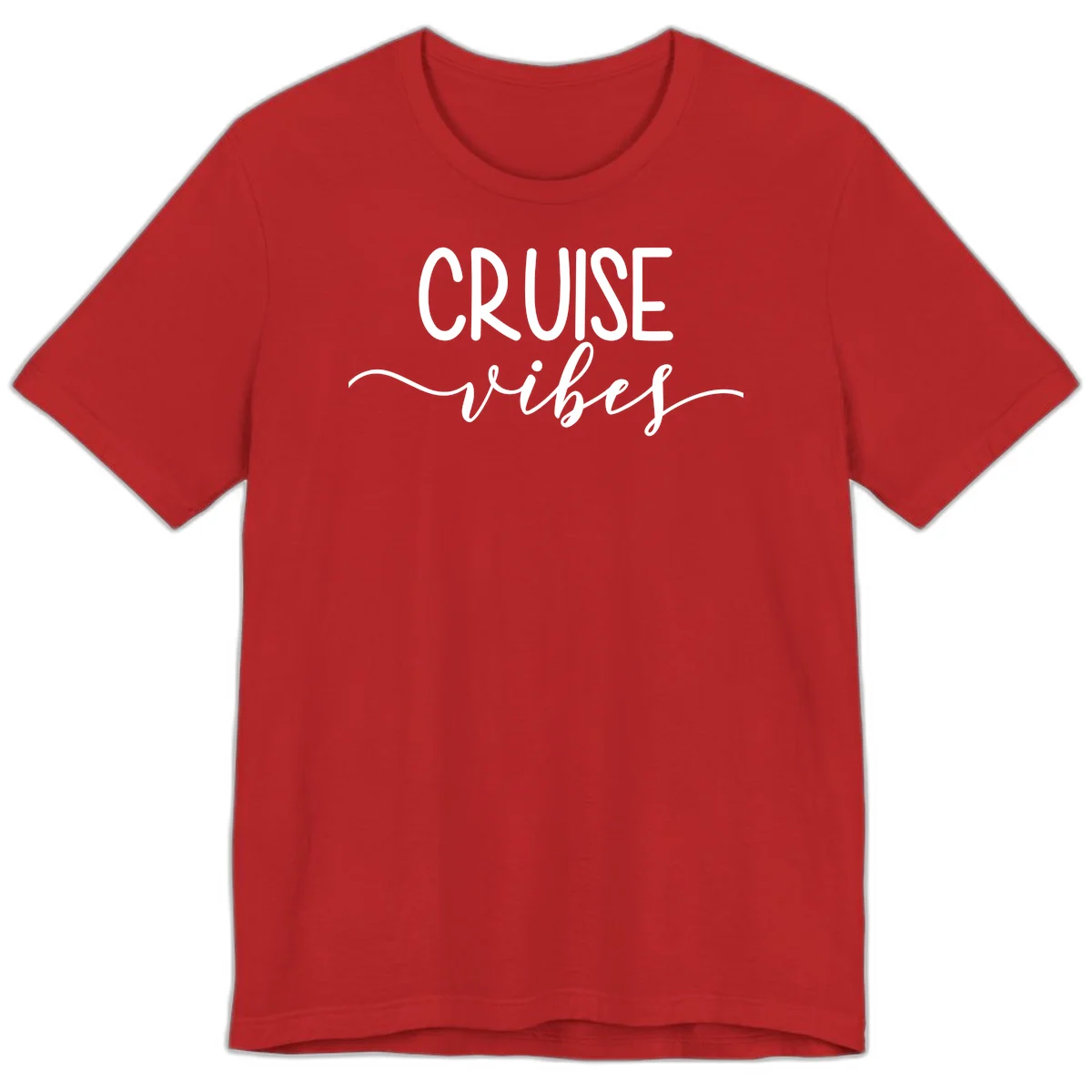 Cruise Vibes Premium T-Shirt in Red