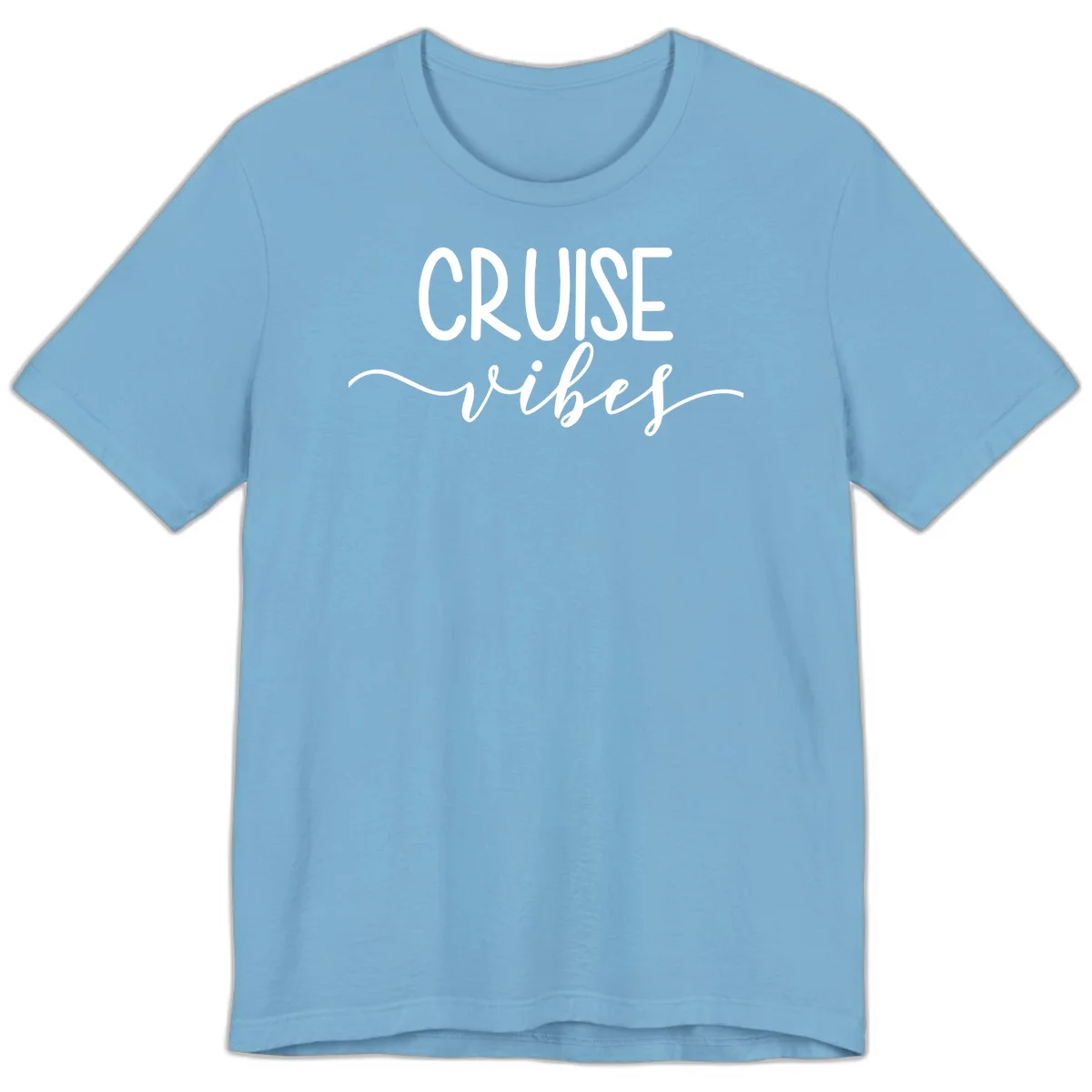 Cruise Vibes Premium T-Shirt in Ocean Blue