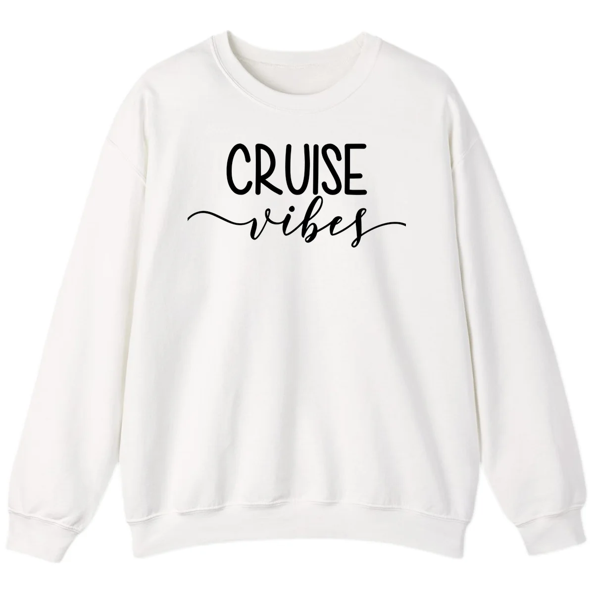 Cruise Vibes Sweatshirt in White