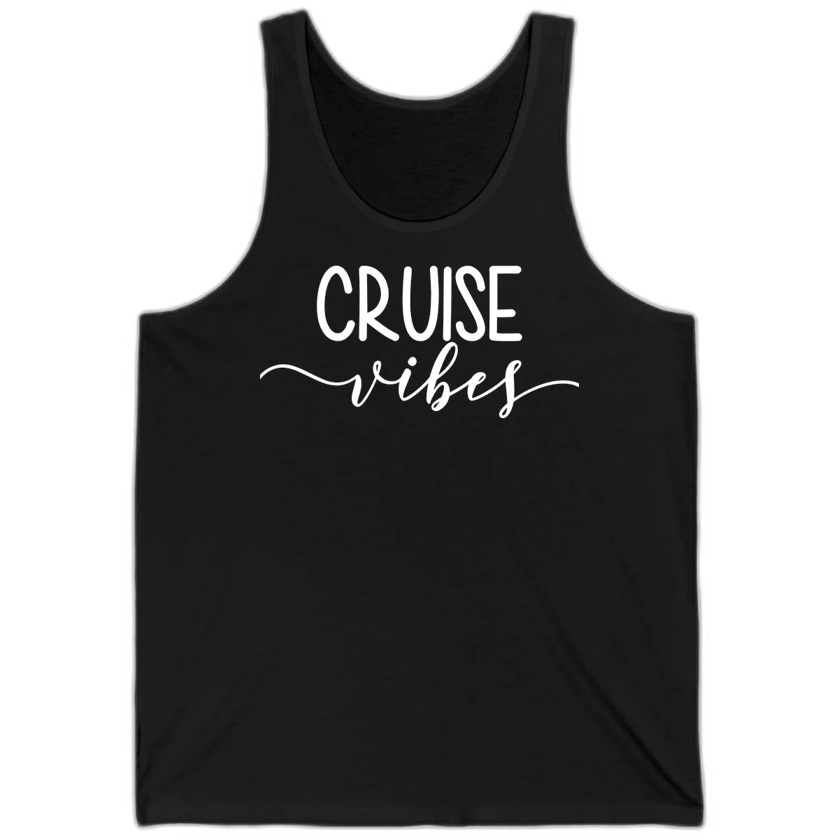 Cruise Vibes Tank in Black