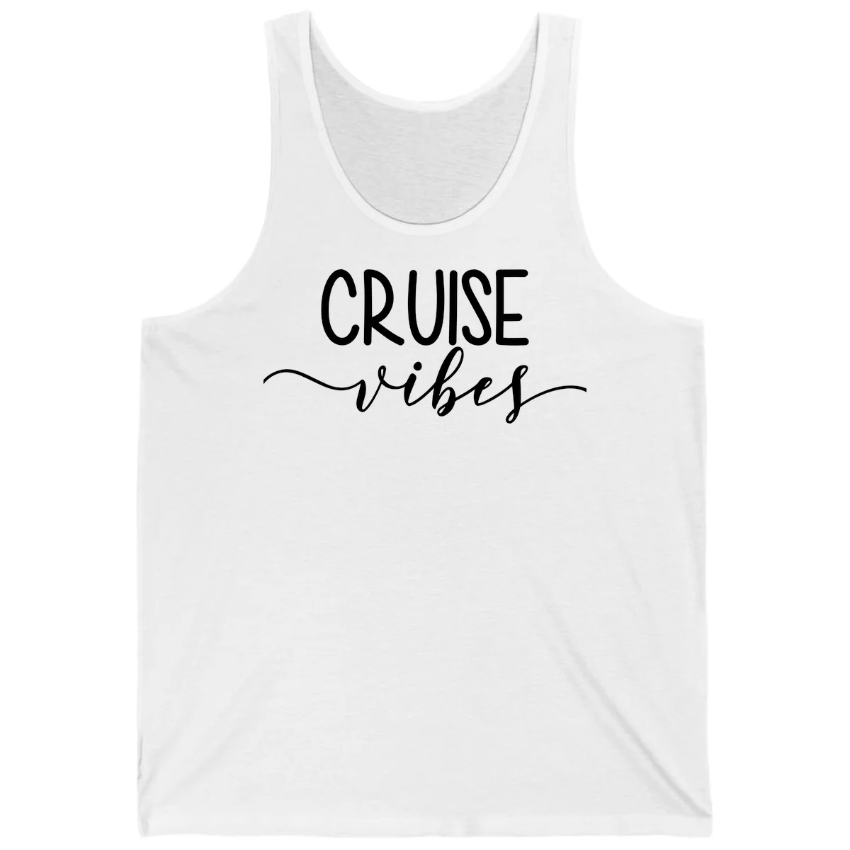 Cruise Vibes Tank in White